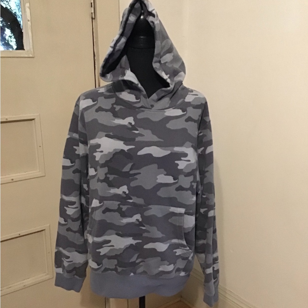 Reflex Men's Camouflage Hoodie - Gray Tones